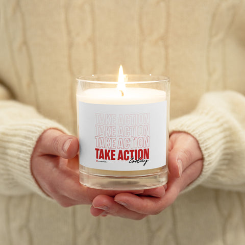 Take Action Gradient Candle