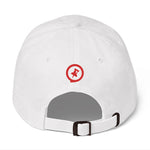 Red Stay Paid Logo on White Hat