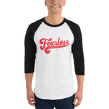 Quarter Sleeve Fearless Raglan Shirt