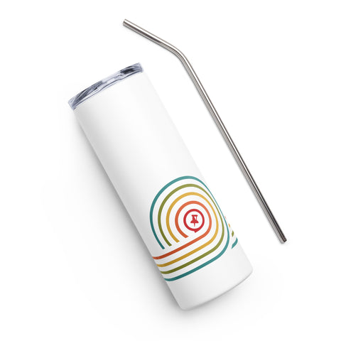 Rainbow Pushpin Tumbler