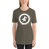 Dotted Logo T-shirt with White Pushpin